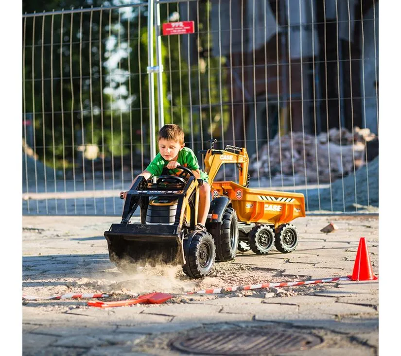 falk bager claas na pedale s prikolicom 3+ - slika 5