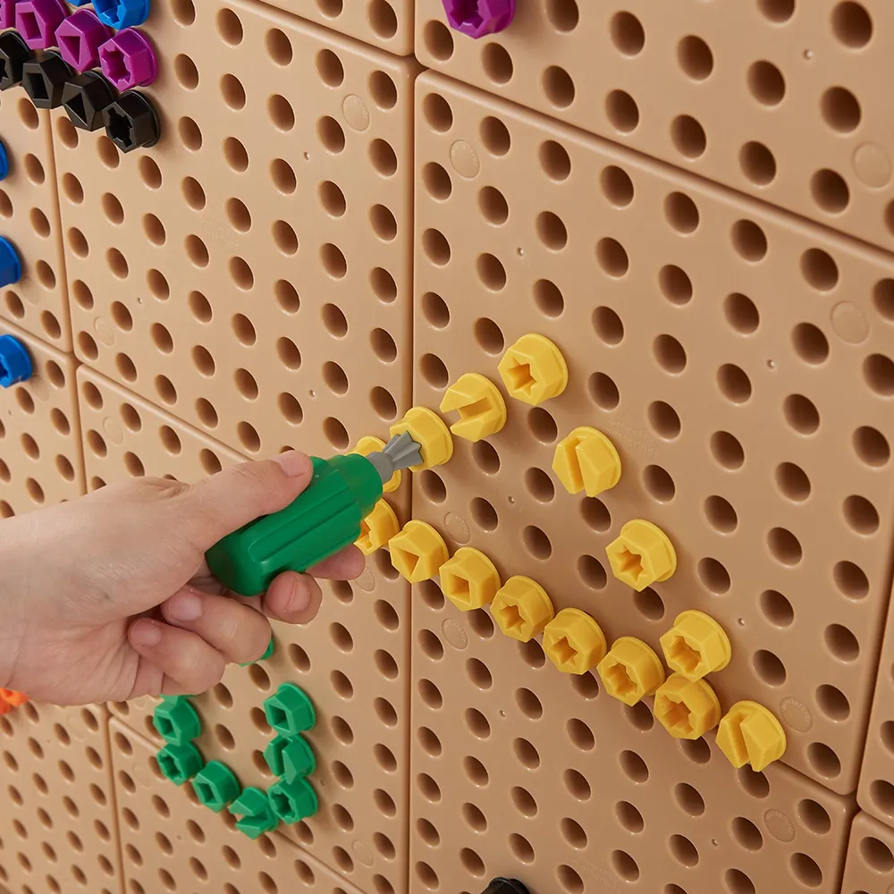 masterkidz šareni vijci, 5 oblika za kreativnu tablicu stem, 512 kom. - slika 6