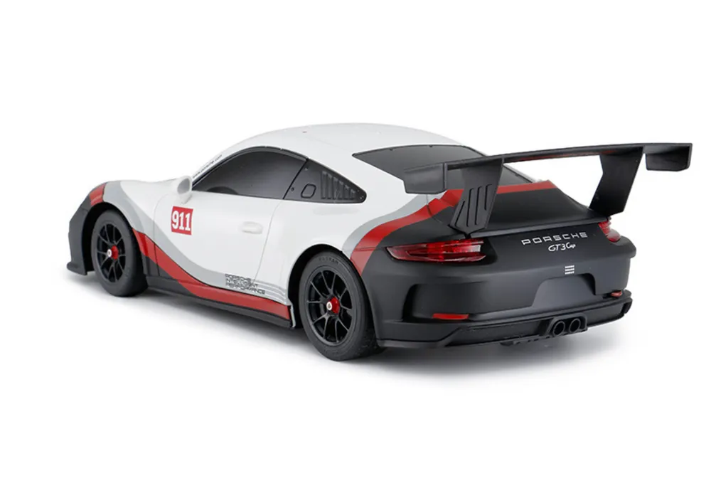 rc automobil 1:18 rastar porsche 911 gt3, bijelo-sivi - slika 4