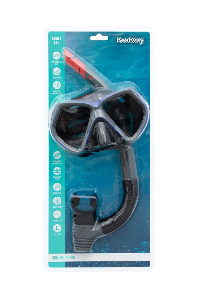 bestway 24069 ronilački set crni - slika 9