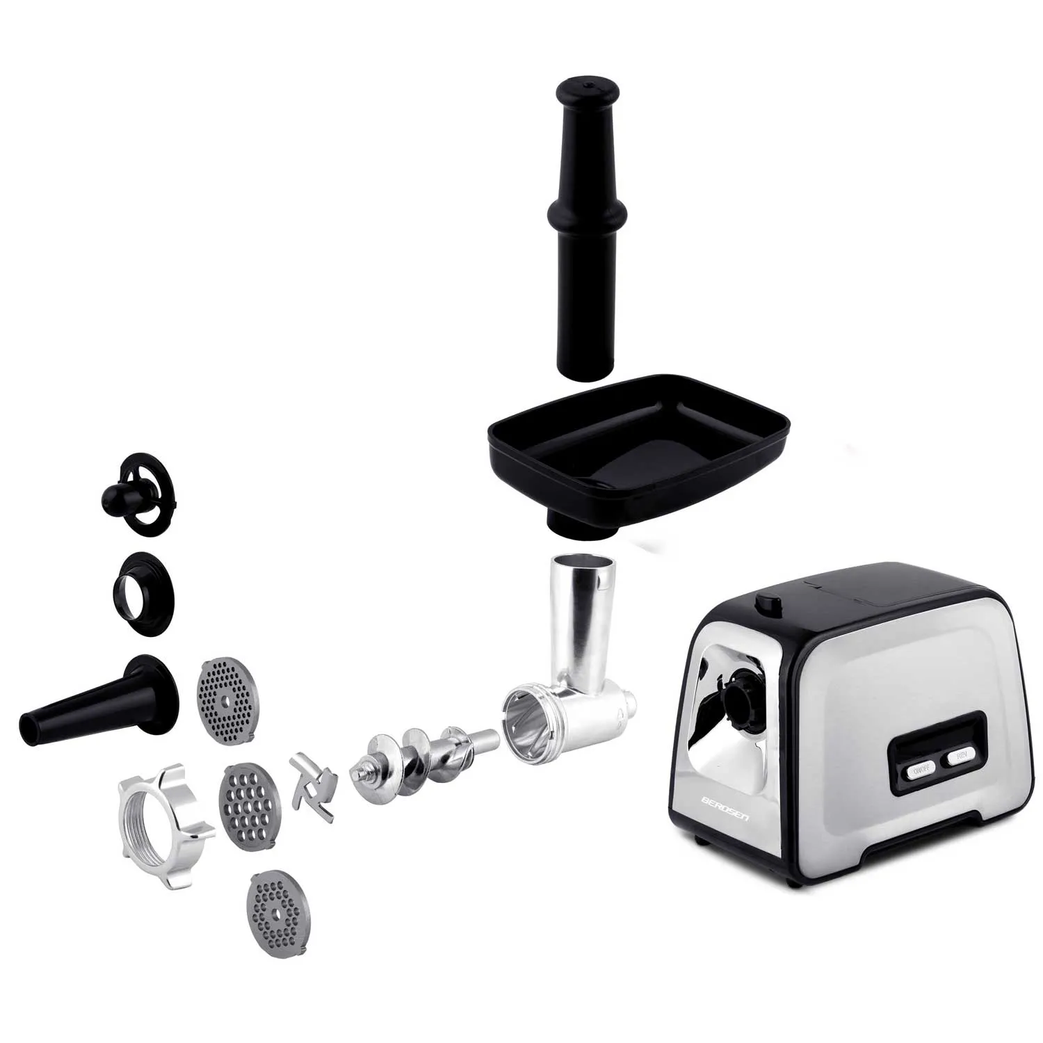 stroj za mljevenje mesa bd-601a berdsen 450/1200w - slika 6