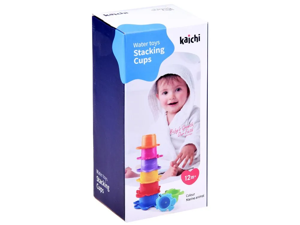 šareni set za kupku toranj šalica - slika 6