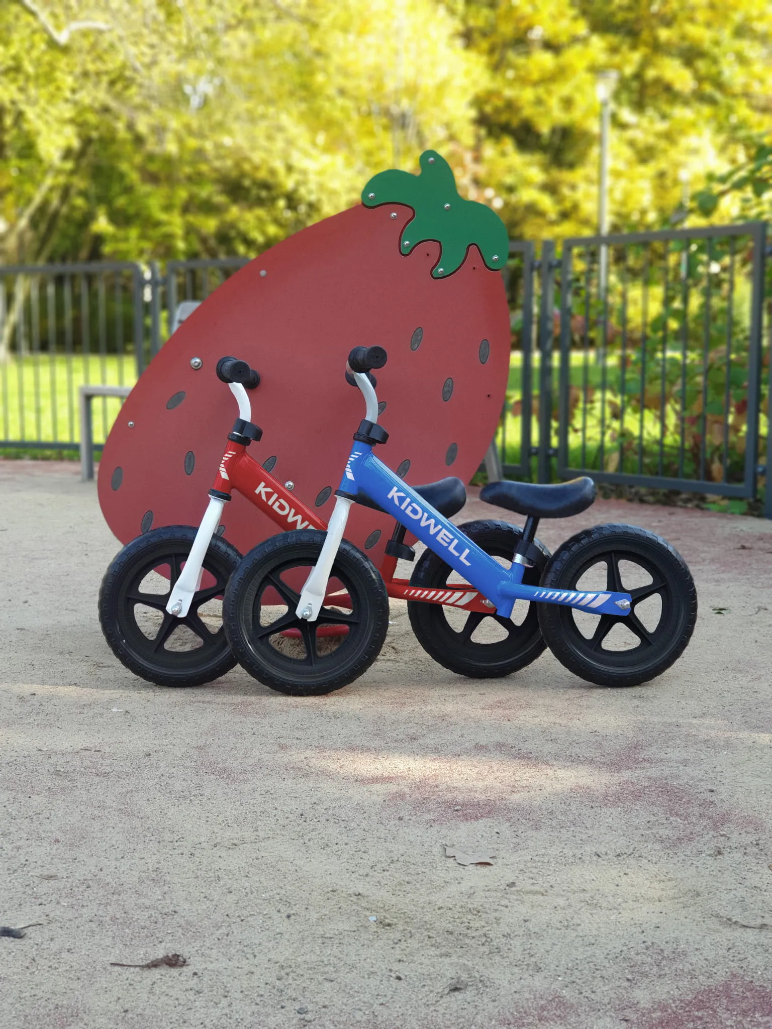 kidwell rebel dječji bicikl bez pedala, crveni - slika 10
