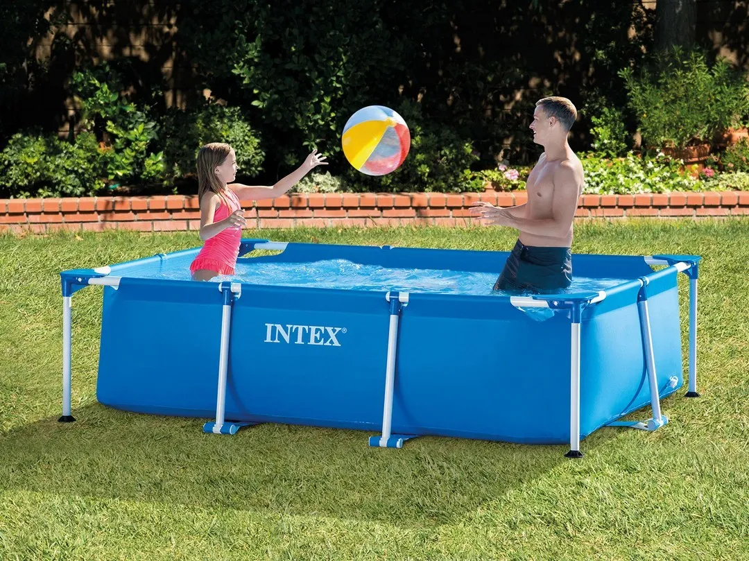 intex okvirni vrtni bazen 260 × 160 × 65 cm (2u1) - slika 3