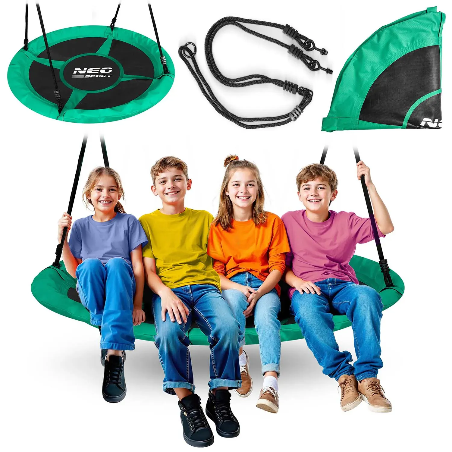neo-sport swingo ljuljačka rodino gnijezdo, 120 cm - slika 2