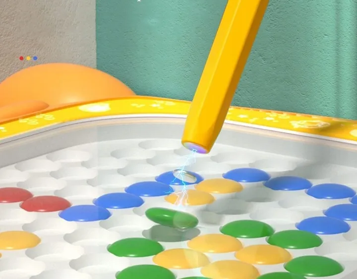 woopie montessori magnetna ploča za djecu magpad, plavi dinosaur - slika 8