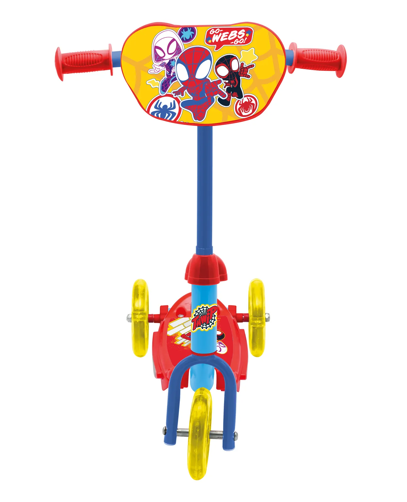dječji romobil na 3 kotača spiderverse - slika 4