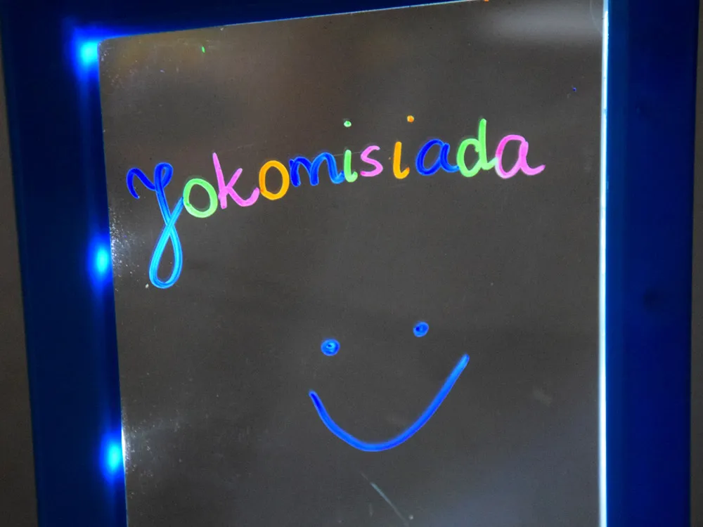 osvijetljena ploča za neonsko crtanje s 3d naočalama - slika 8