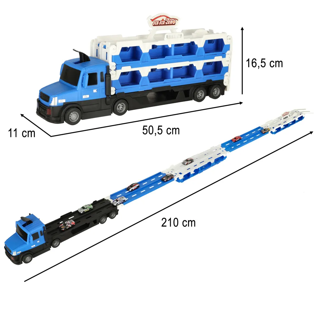 kamion transporter auta xxl - plavi - slika 8