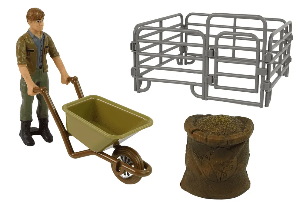 veliki set figurica domaće životinje s farmerom 11 kom. - slika 4