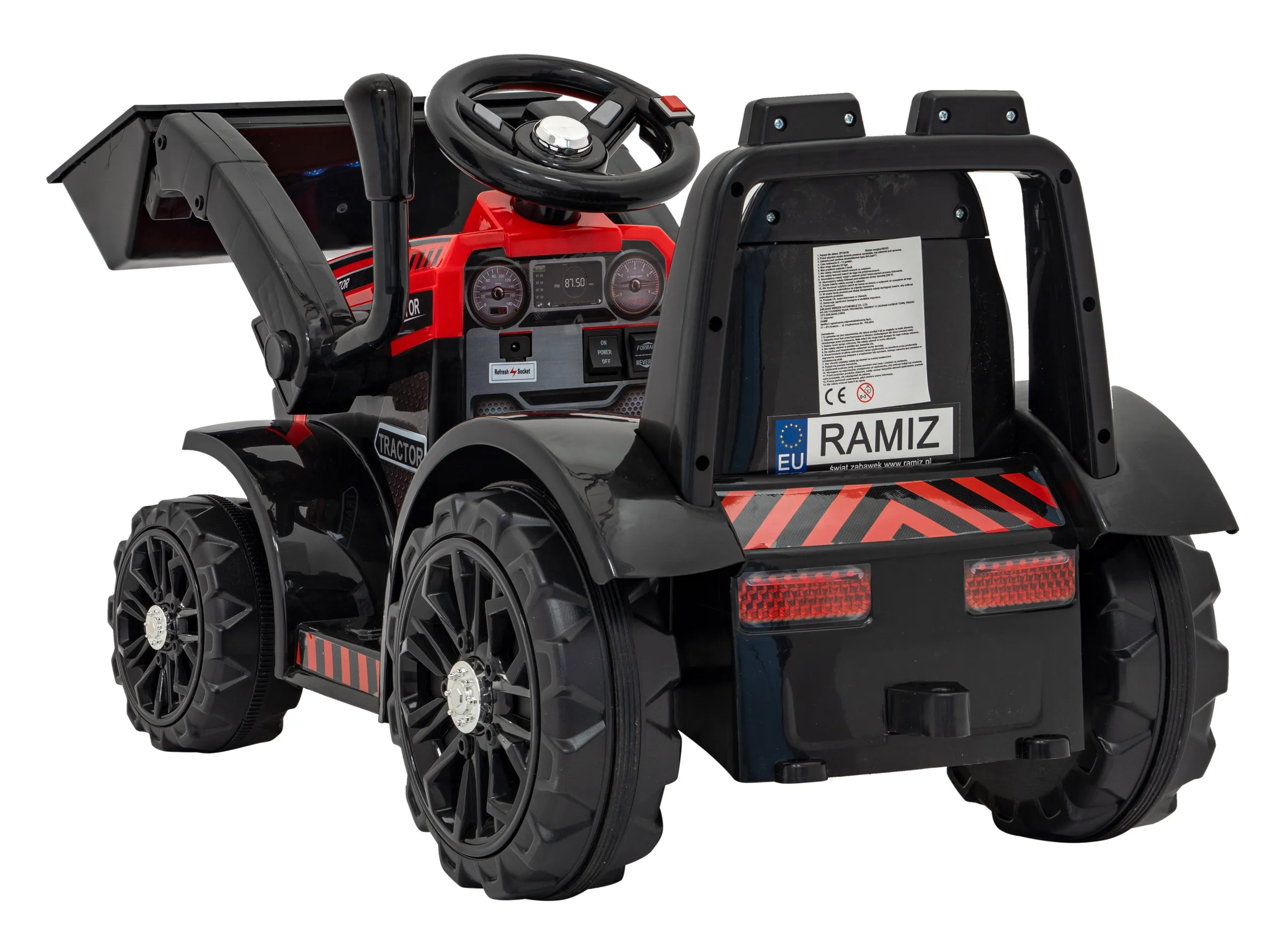 bager/traktor g320 na akumulator, crveni - slika 6