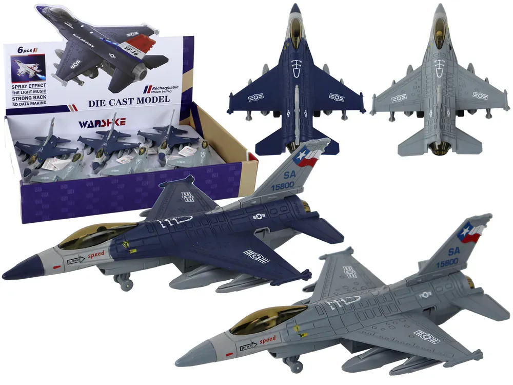 model aviona na trenje, tamnoplava ili siva - slika 2