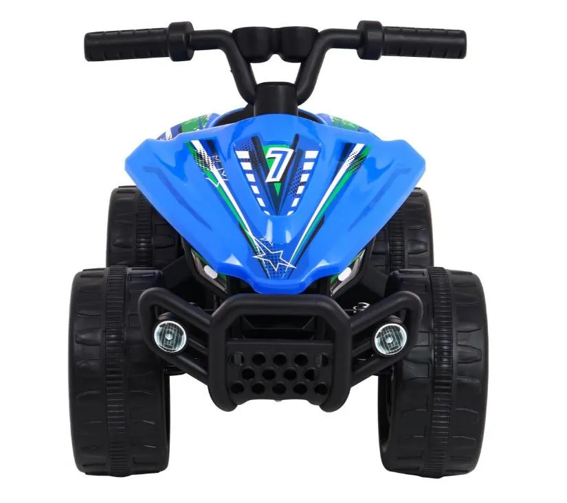 quad na akumulator, little monster plavi - slika 4