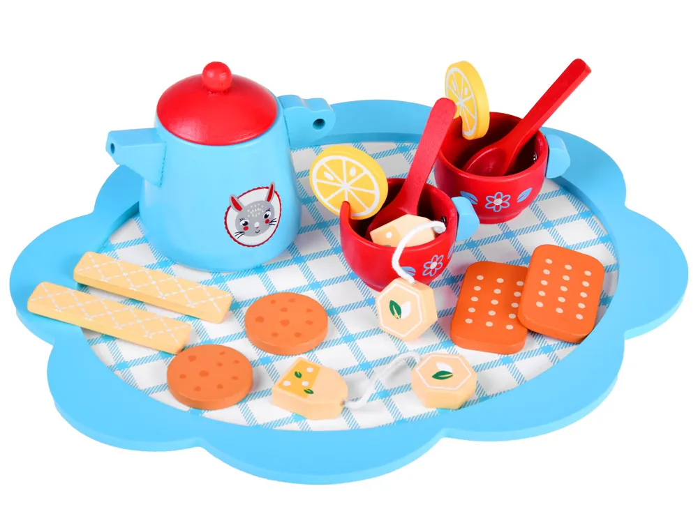 set za čajanku svijetlo plavi - slika 3
