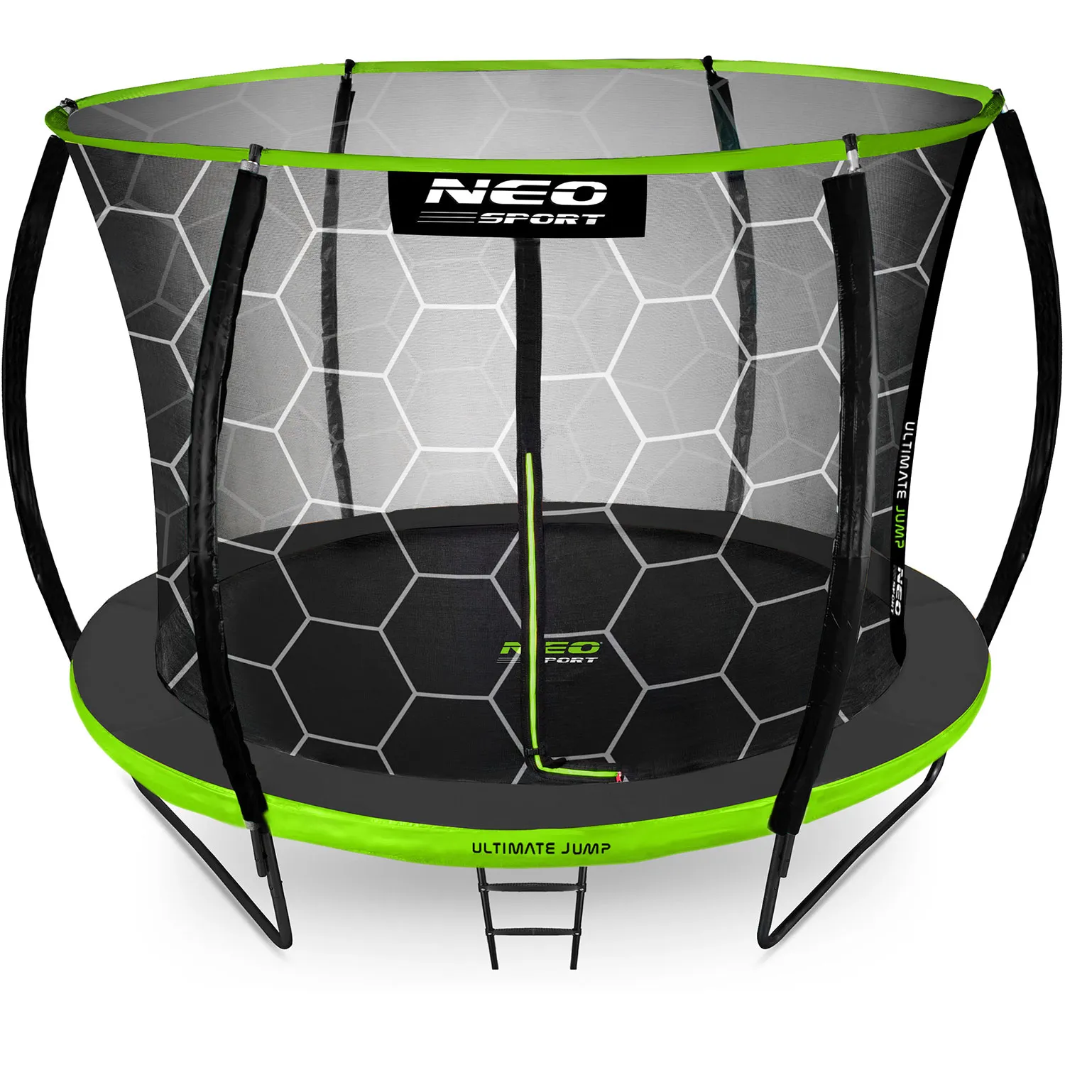 neo-sport profilirani vrtni trampolin 435 cm (14 ft) s unutarnjom mrežom - slika 9