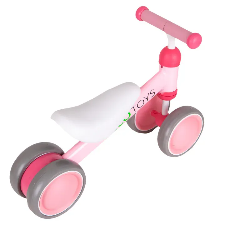 ecotoys dječji mini bicikl guralica rozi - slika 7