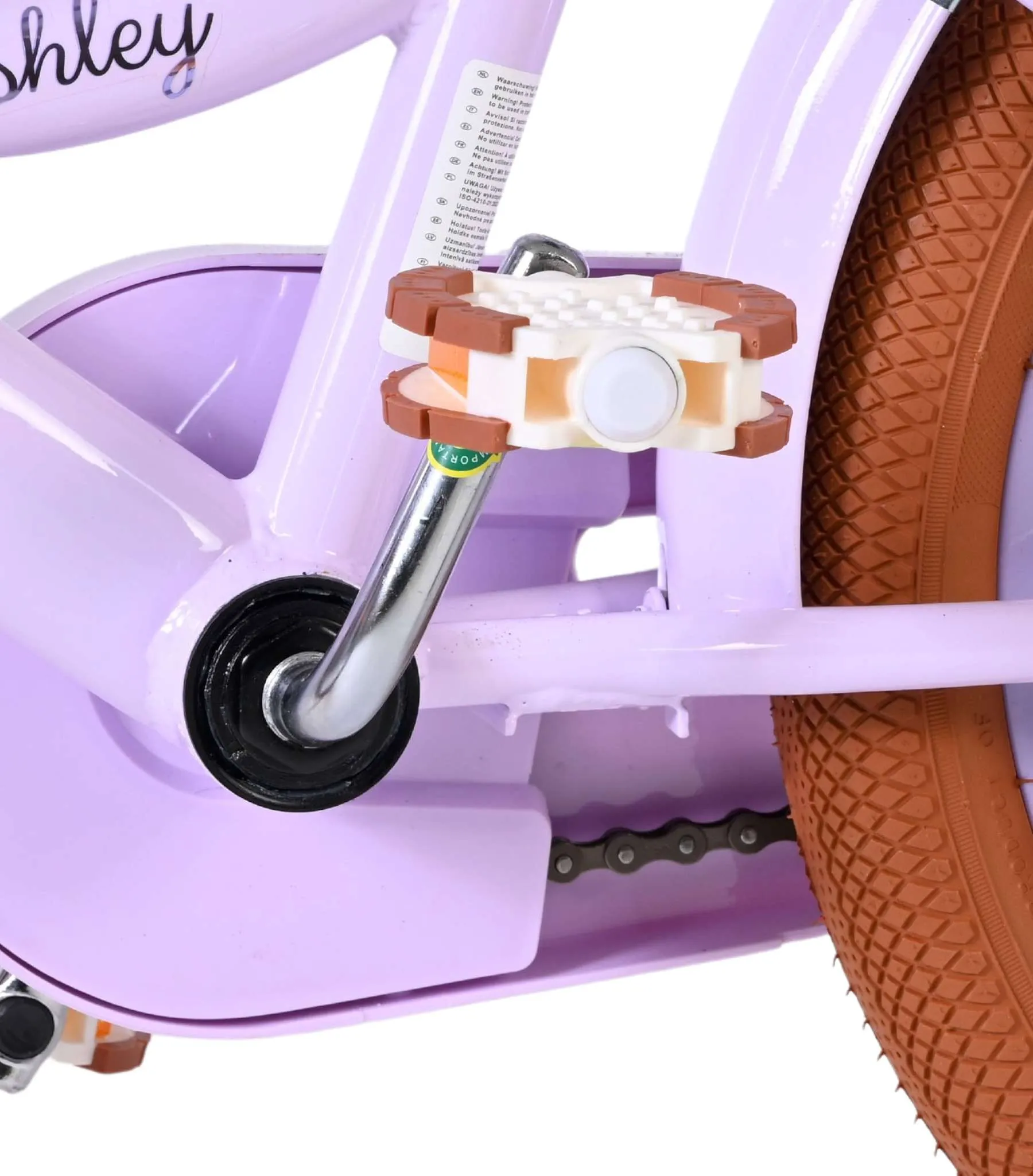 volare dječji bicikl ashley 16″ ljubičaste boje - slika 10