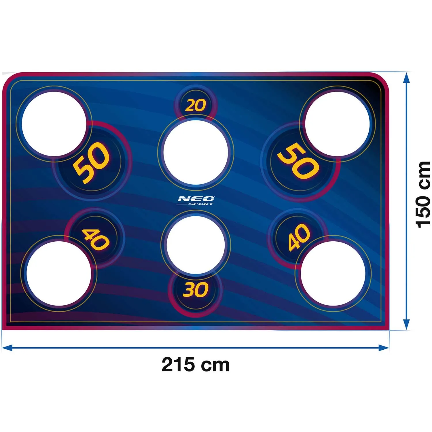neo-sport podloga za golove 215 x 150 cm - slika 5