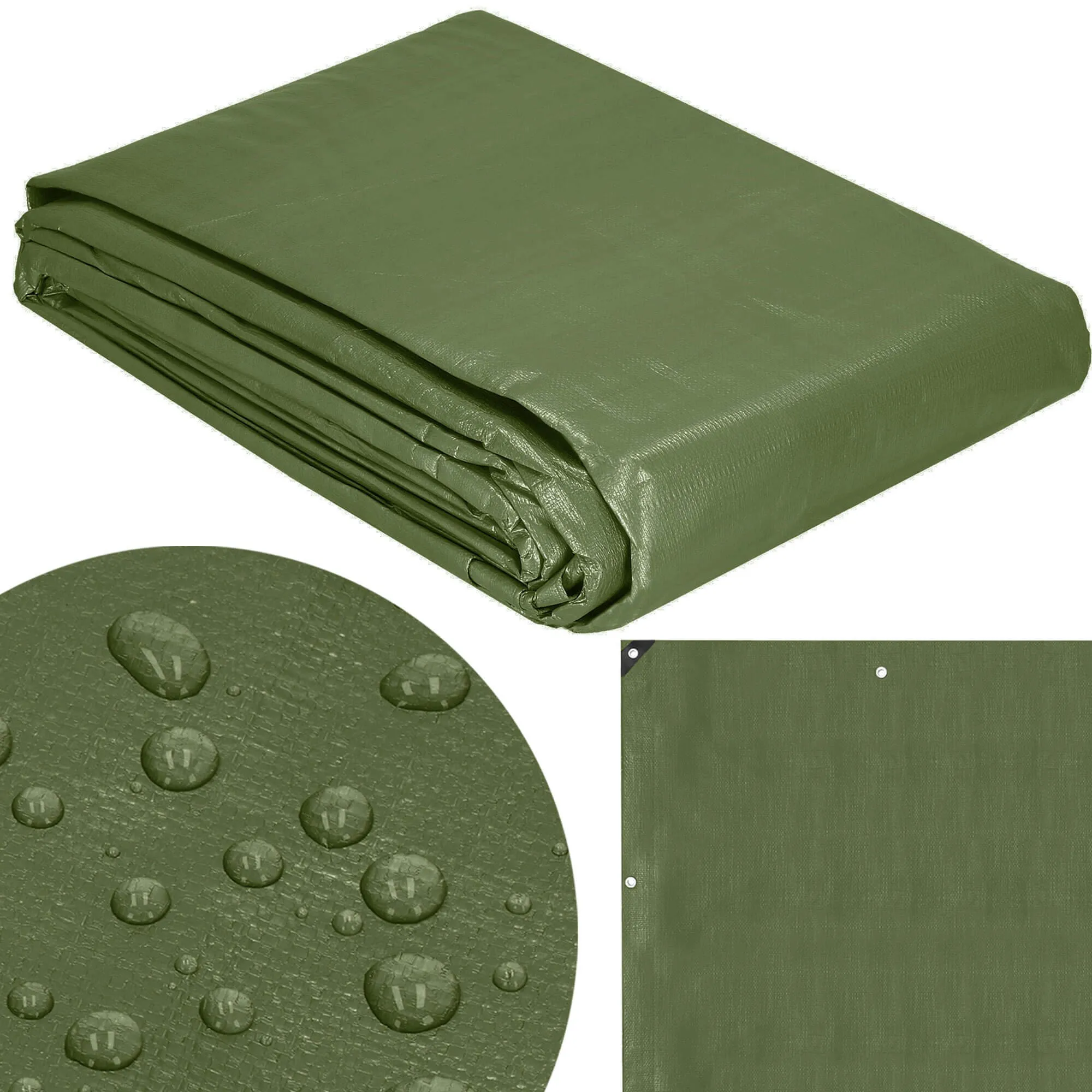 cerada 4 x 5 m zelena - slika 7