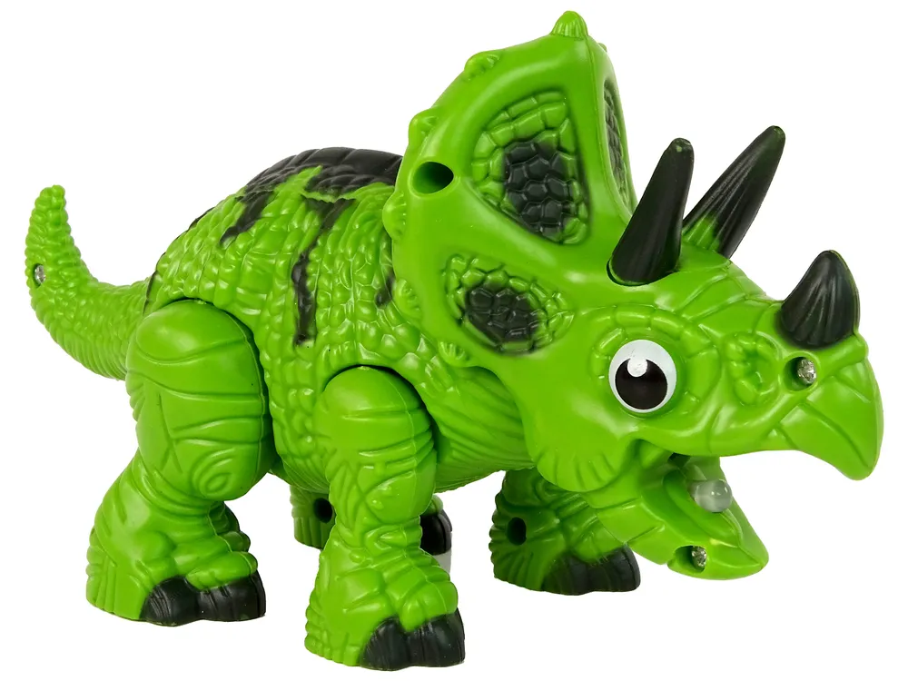 interaktivni dinosaur triceratops zeleni - slika 4