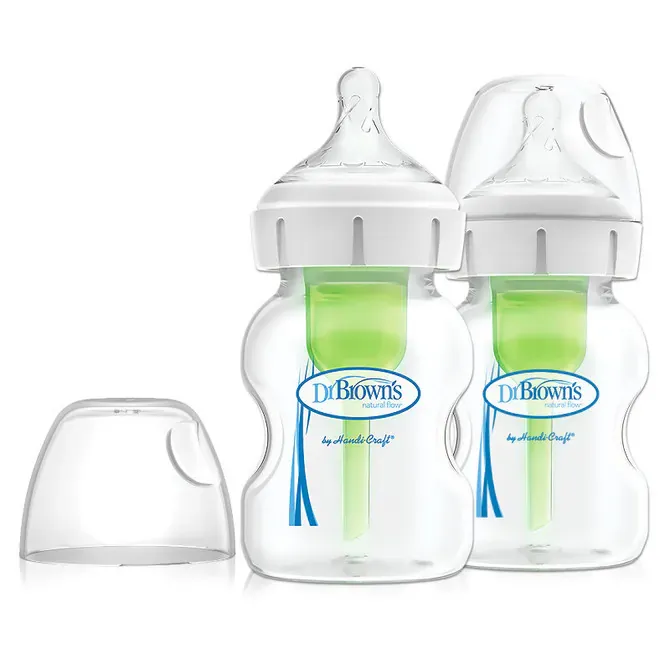 dr. brown's natural flow® options+™ bočica širokog grla 150 ml, 2 kom - slika 2