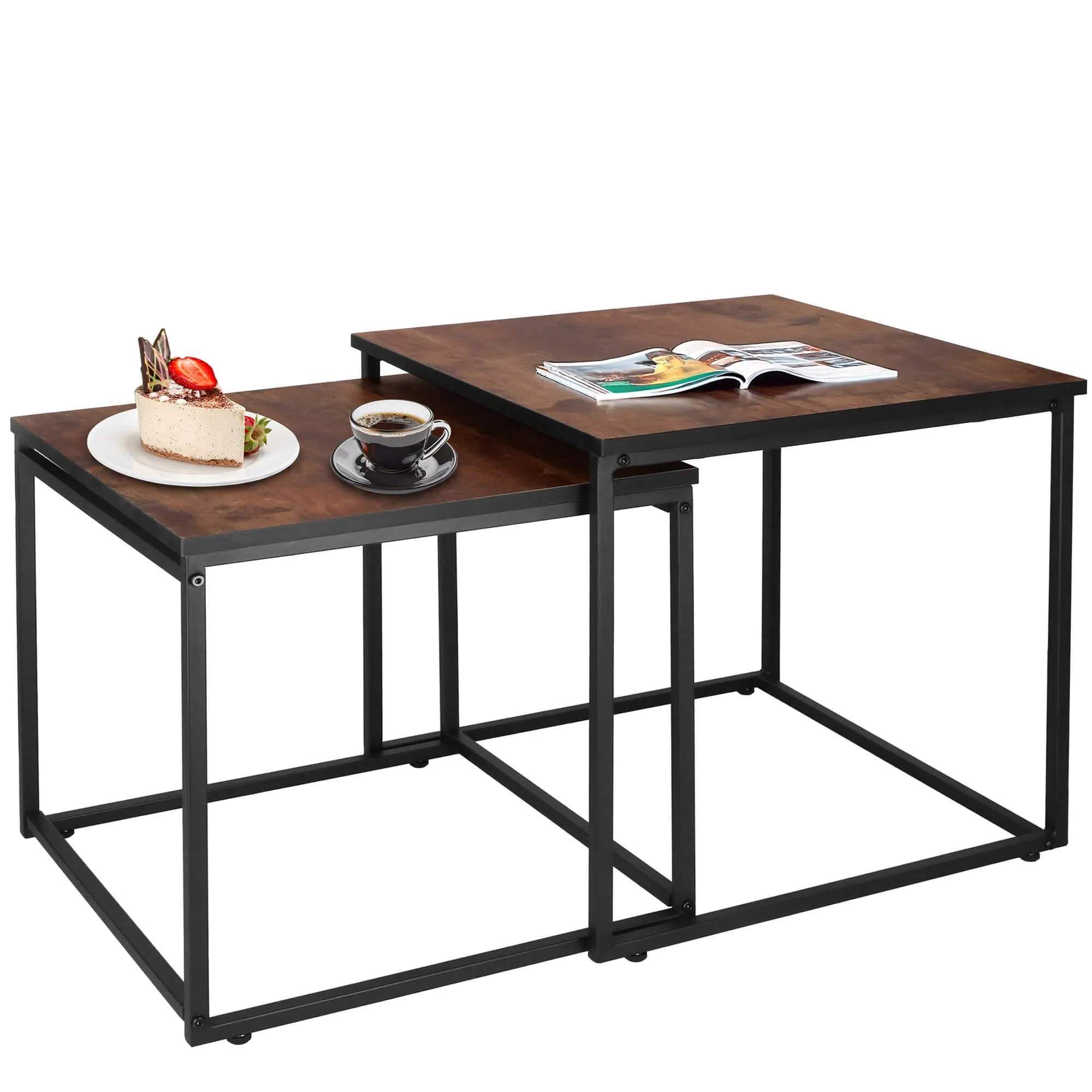 springos set stolova za kavu, dimenzije 50 x 50 x 50 cm i 45 x 45 x 45 cm - slika 3