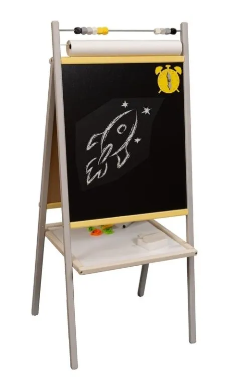 dvostrana drvena magnetna ploča, pastelna, papir - slika 2