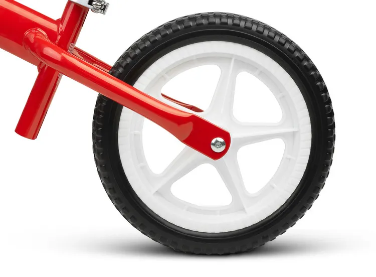 dječji bicikl bez pedala brass crveni - slika 8