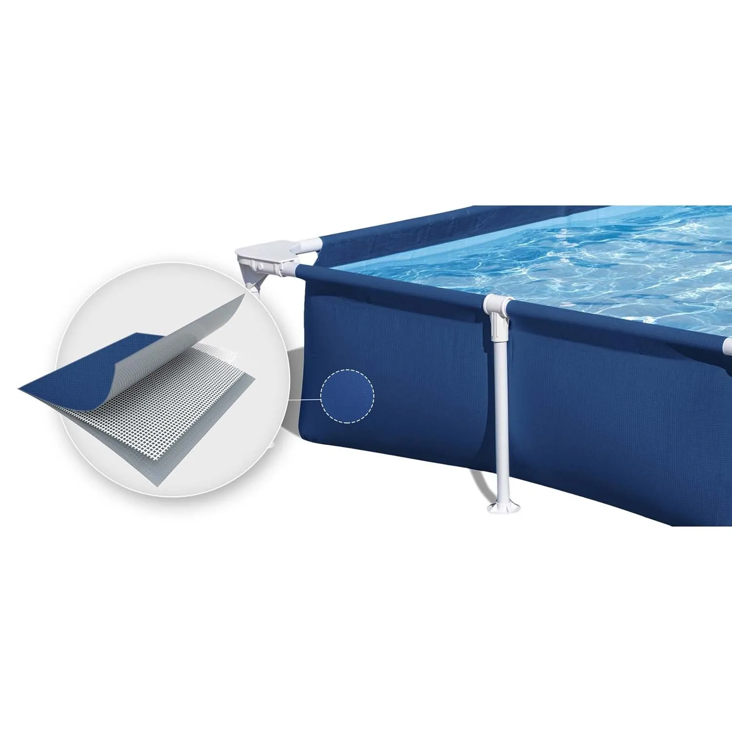 bestway bazen pravokutnog okvira 221x150x43 cm - slika 4