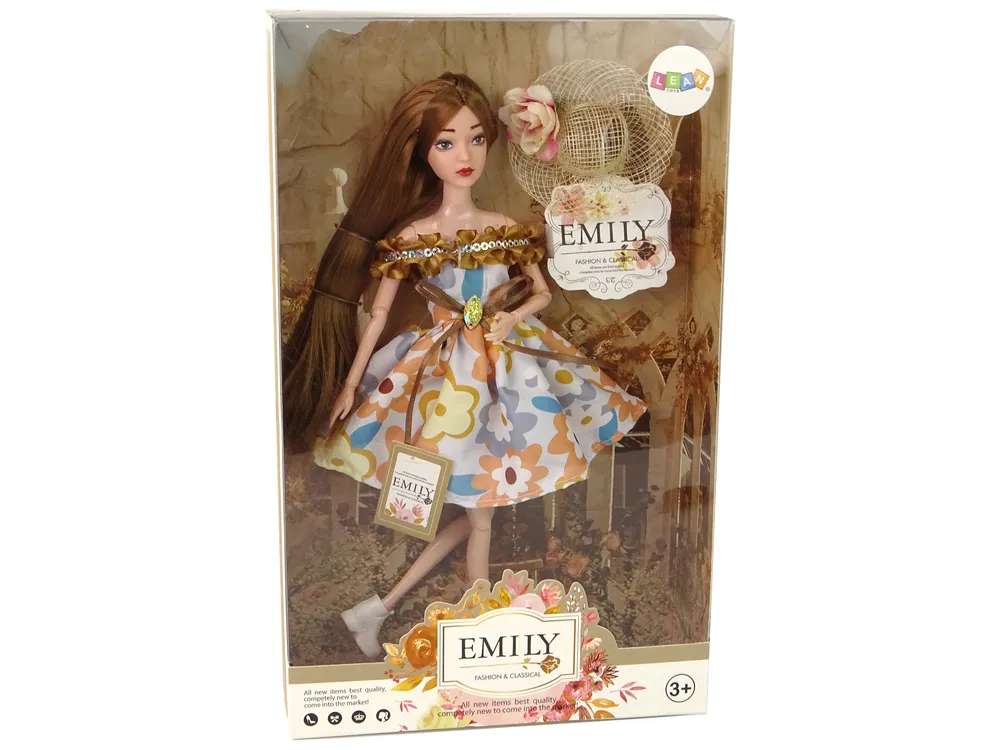 lutka emily - smeđa kosa i šešir autumn - slika 6