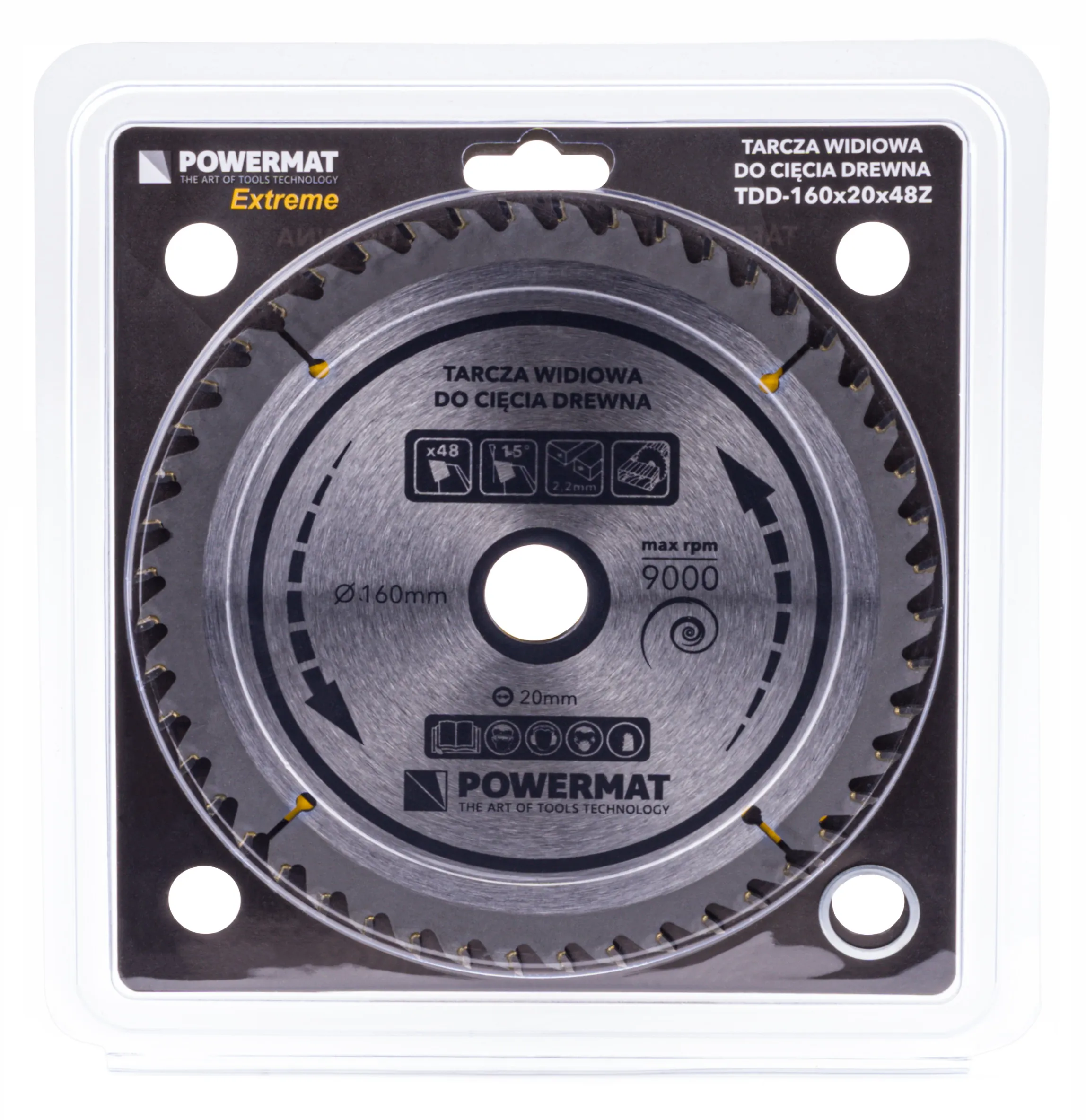 powermat disk za drvo 160x20 mm, 48 zuba - slika 5