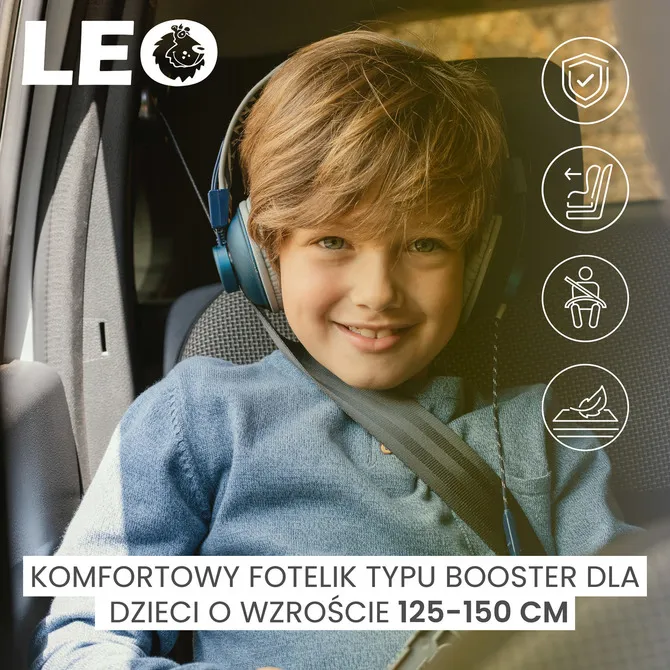leo sjedalica za djecu, roza (125-150cm) - slika 7