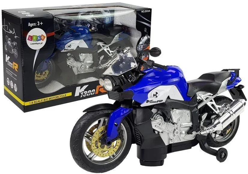 motocikl na baterije, plavi - slika 2