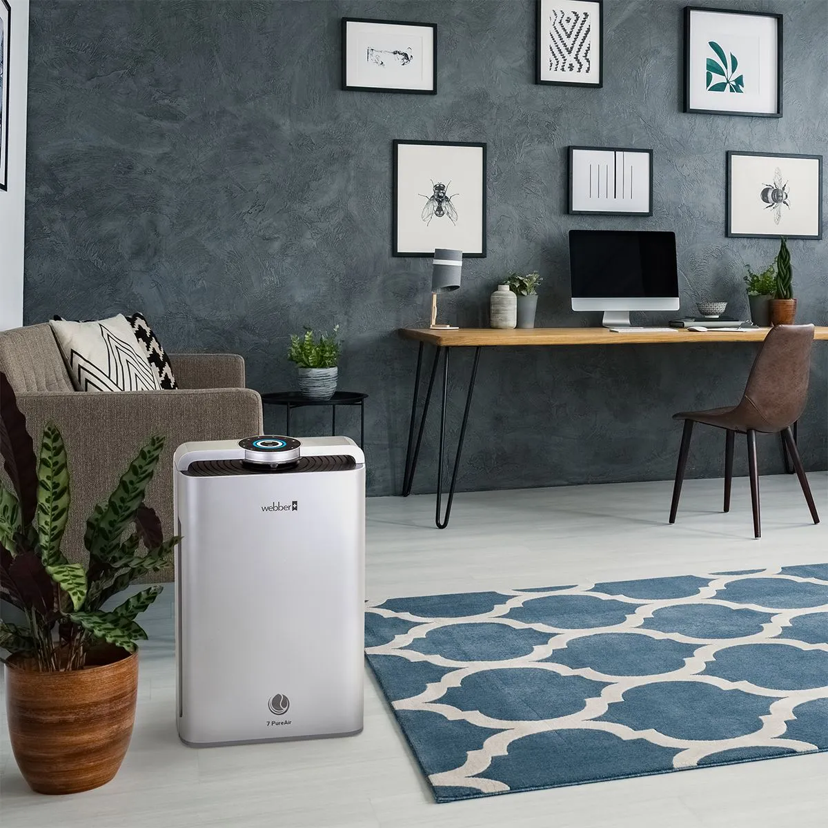 webber ap9700 wi-fi pročišćivač zraka – srebrni - slika 9