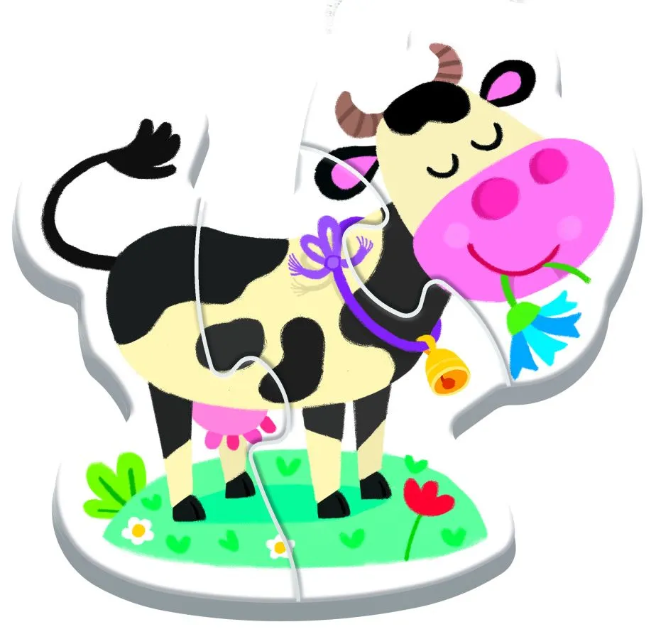 puzzle - baby classic - na farmi - slika 3