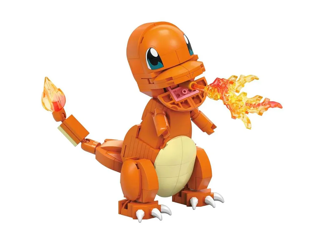 mattel mega pokémon charmander građevinske kocke 10 cm 180 komada za6186 - slika 7