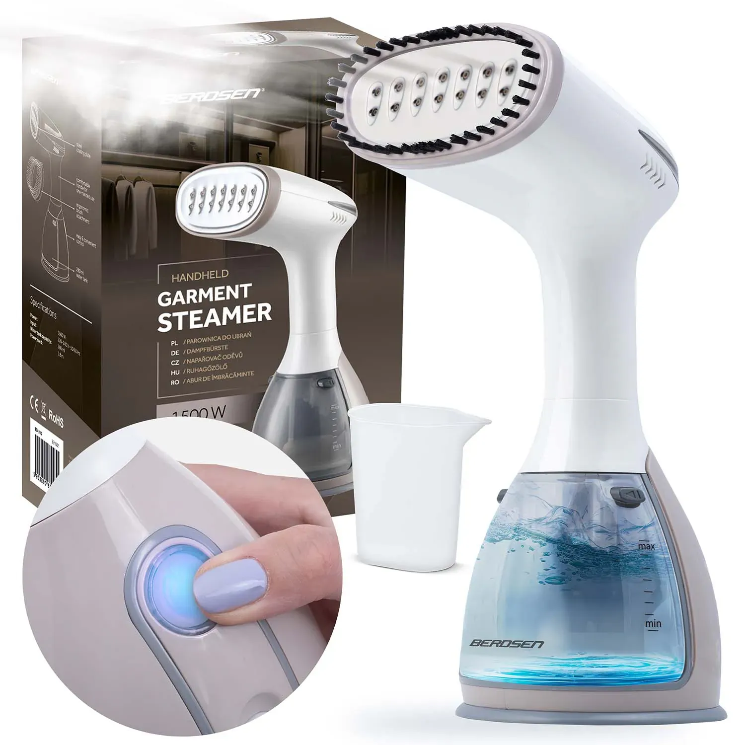Berdsen BD-310 1500W pegla za odjeću na paru - Pribislavec