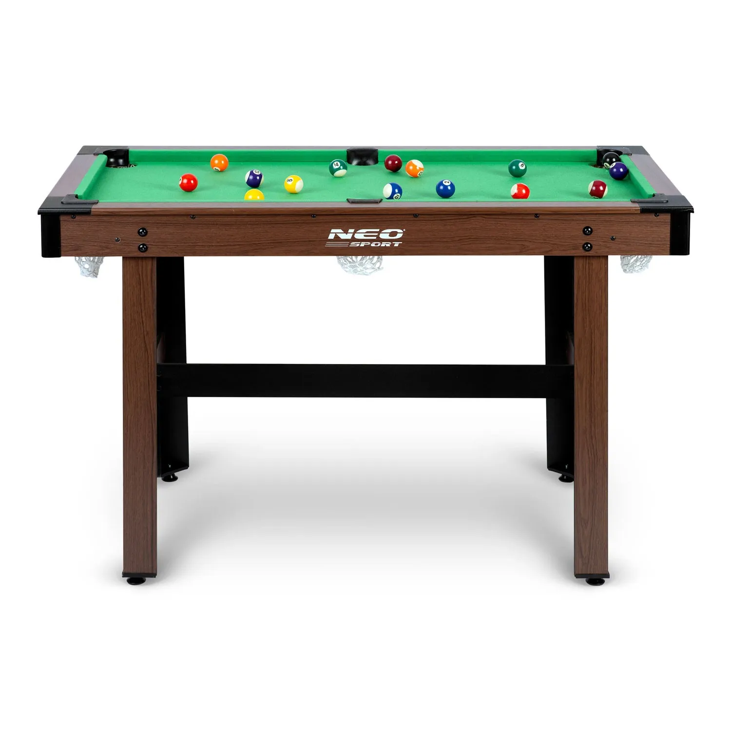 biljarski stol 122 x 61 x 76 cm ns-807 tamno smeđi - slika 4
