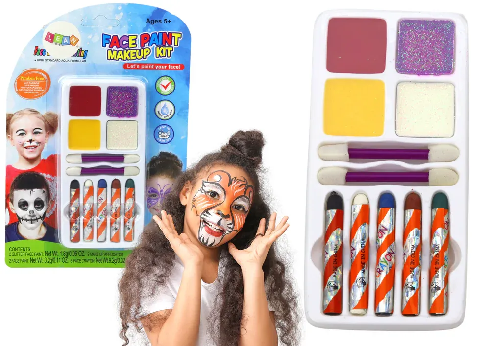 set za oslikavanje lica - svjetlucave boje - slika 2