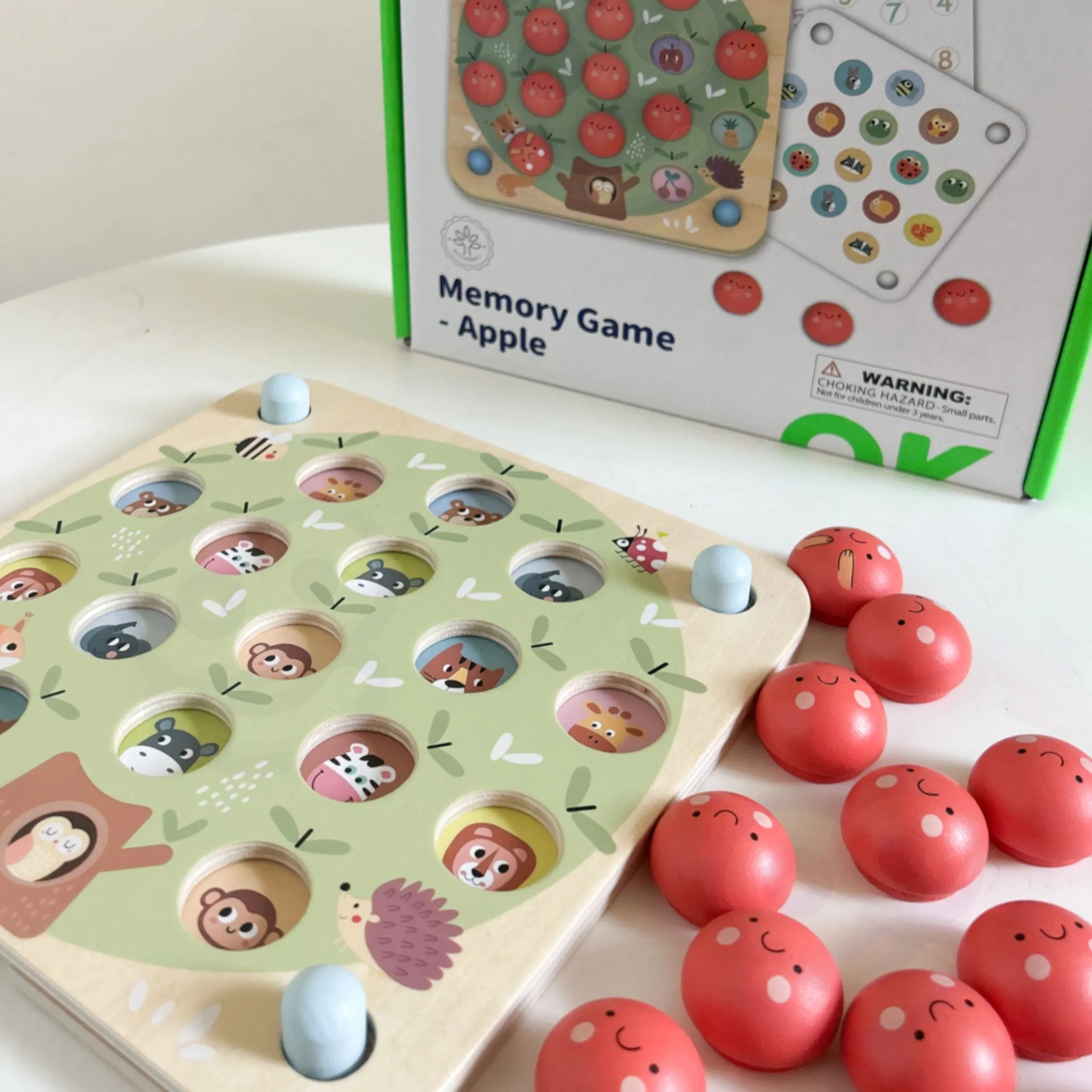 tooky toy igra memorije - jabuka - slika 6