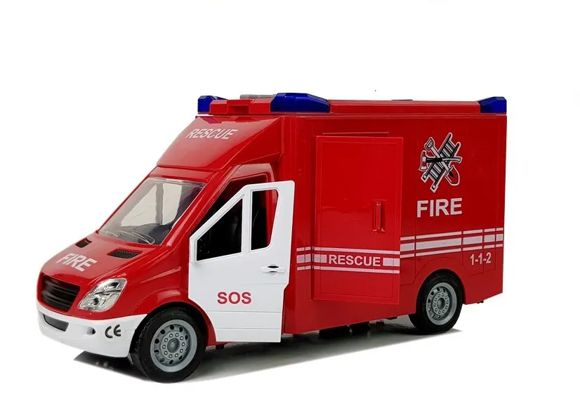 vatrogasno vozilo s frikcijskim pogonom i zvukom - slika 4