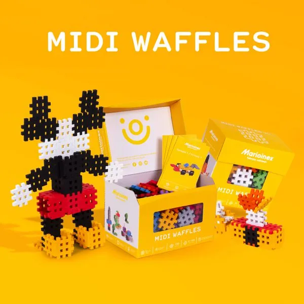 marioinex set midi waffle kockica 150kom. - slika 4