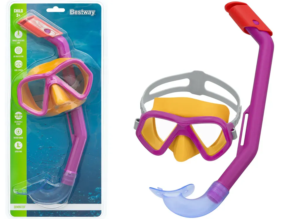 bestway 24023 ronilački set rozi - slika 2