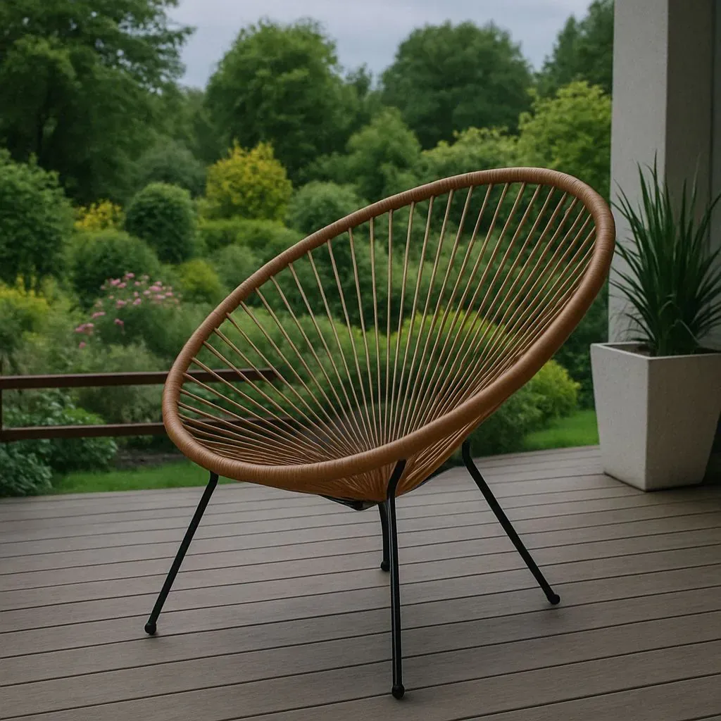 vrtna stolica za balkon ili terasu natur - slika 4