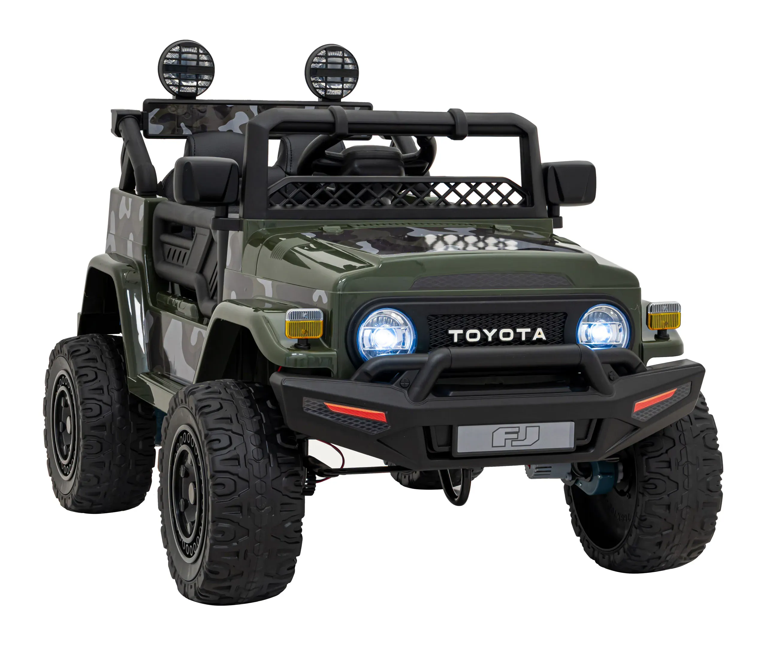 toyota fj cruiser, auto na akumulator, kamuflažni - slika 4