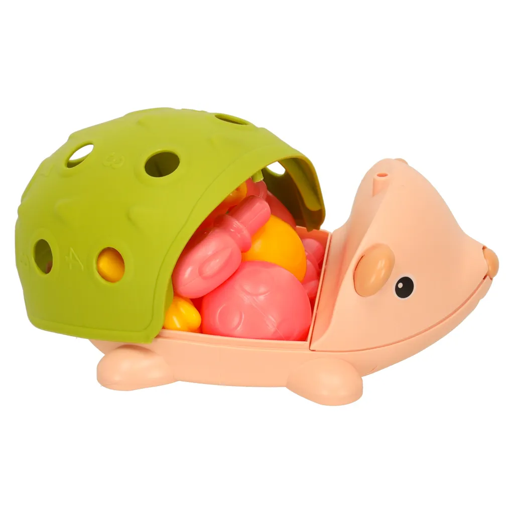 montessori edukativni sorter - zeleni jež - slika 6