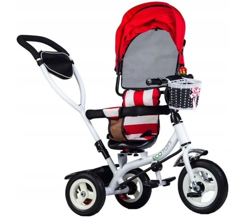 dječji tricikl ecotoys crveni - slika 5