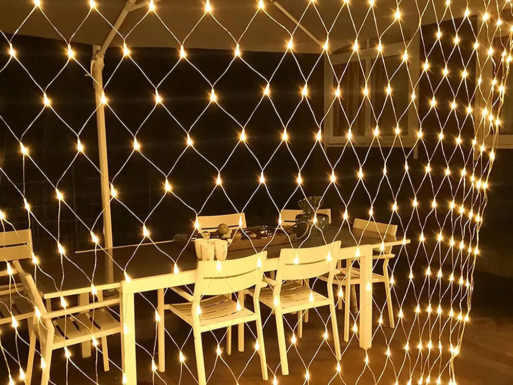 zavjesa 160led božićna svjetla s daljinskim upravljačem - slika 4