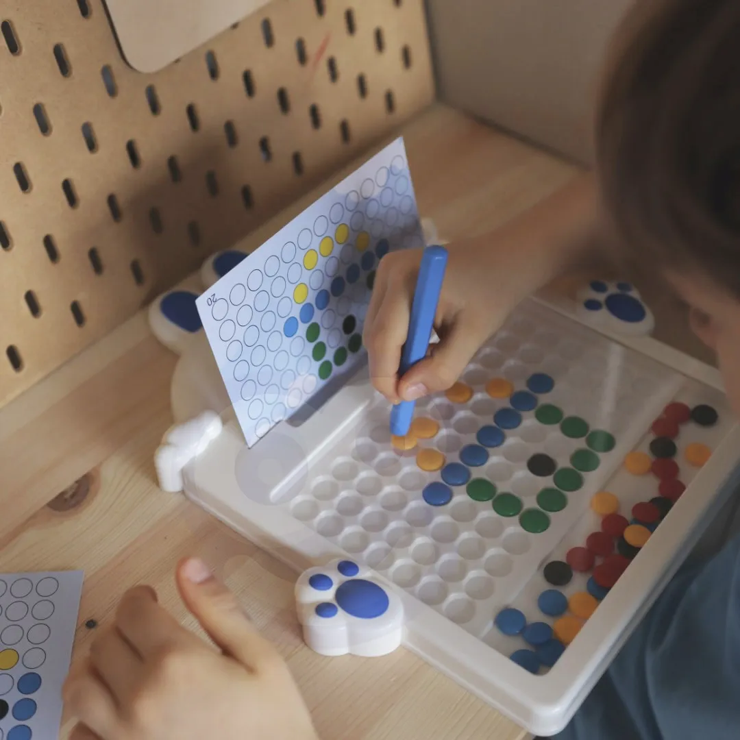 woopie magnetna ploča montessori magpad - bijeli zeko - slika 3