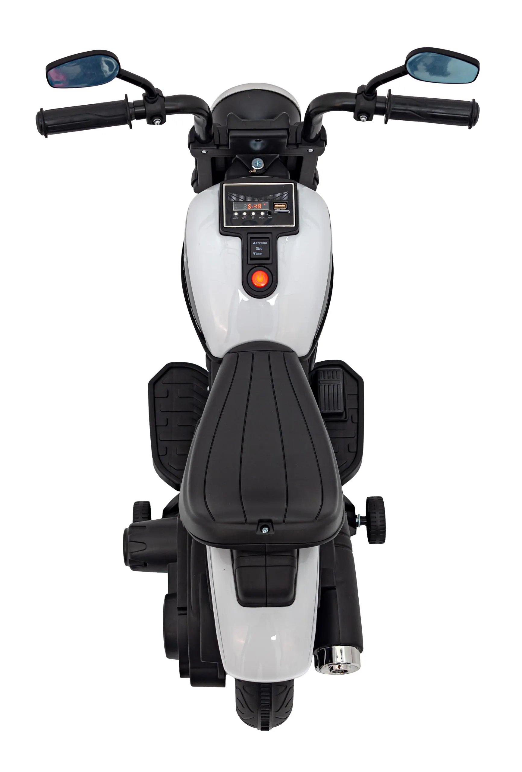 chopper, motor na akumulator, bijeli - slika 9
